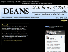 Tablet Screenshot of deanskitchensandbath.com